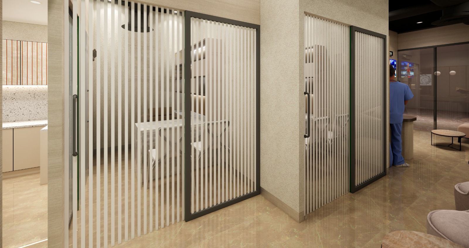 013 passage overlooking towards reception